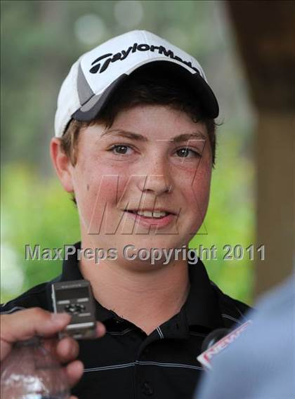Thumbnail 2 in NCHSAA State 4A Boys Golf Championships (Day 2) photogallery.