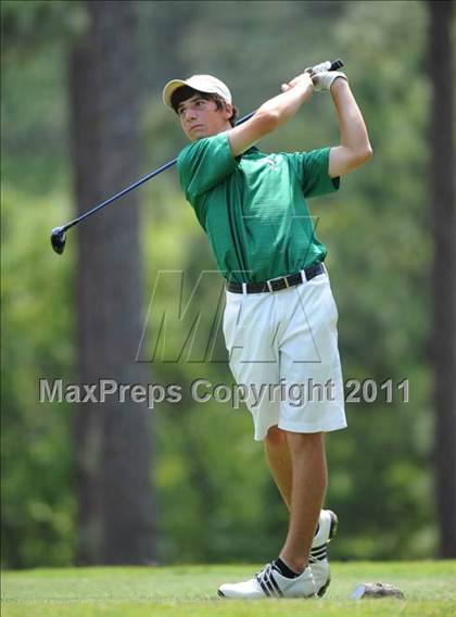 Thumbnail 2 in NCHSAA State 4A Boys Golf Championships (Day 2) photogallery.
