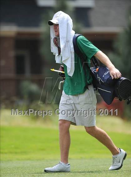 Thumbnail 2 in NCHSAA State 4A Boys Golf Championships (Day 2) photogallery.