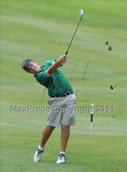 Thumbnail 1 in NCHSAA State 4A Boys Golf Championships (Day 2) photogallery.
