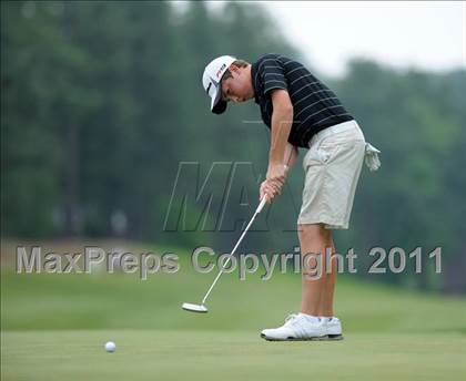 Thumbnail 1 in NCHSAA State 4A Boys Golf Championships (Day 2) photogallery.