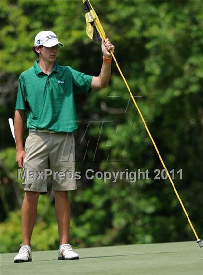 Thumbnail 1 in NCHSAA State 4A Boys Golf Championships (Day 2) photogallery.