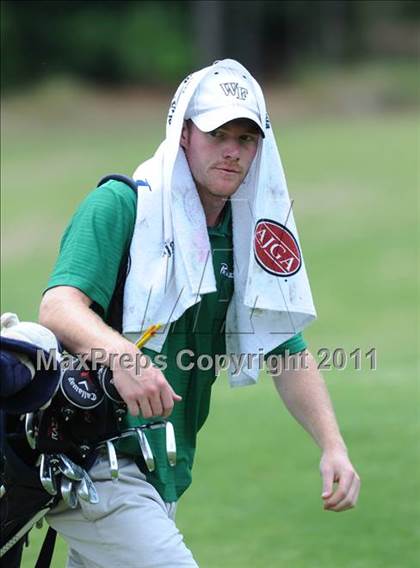 Thumbnail 1 in NCHSAA State 4A Boys Golf Championships (Day 2) photogallery.