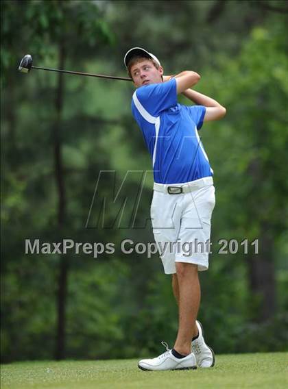 Thumbnail 2 in NCHSAA State 4A Boys Golf Championships (Day 2) photogallery.