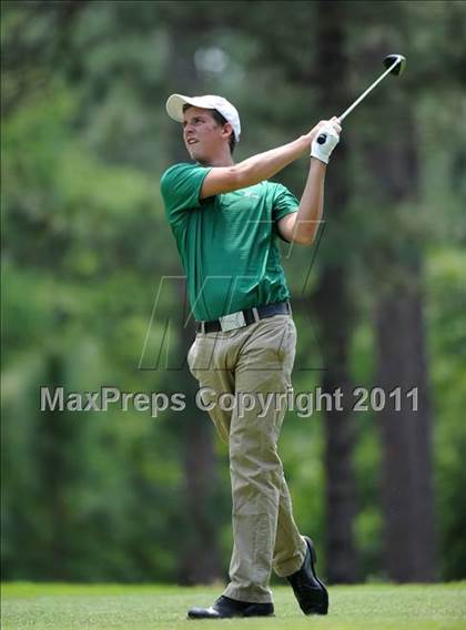 Thumbnail 2 in NCHSAA State 4A Boys Golf Championships (Day 2) photogallery.