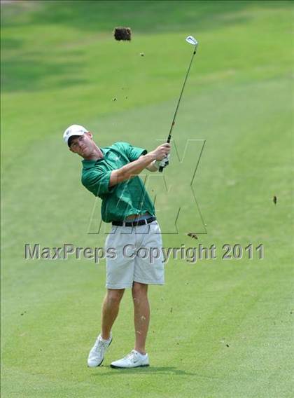 Thumbnail 1 in NCHSAA State 4A Boys Golf Championships (Day 2) photogallery.