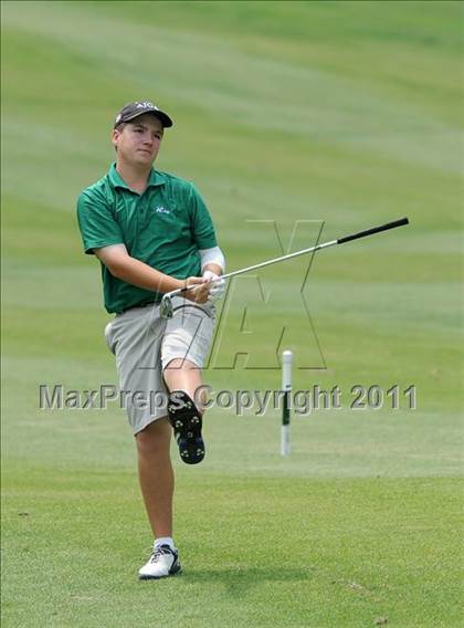 Thumbnail 2 in NCHSAA State 4A Boys Golf Championships (Day 2) photogallery.