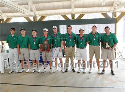 Thumbnail 1 in NCHSAA State 4A Boys Golf Championships (Day 2) photogallery.