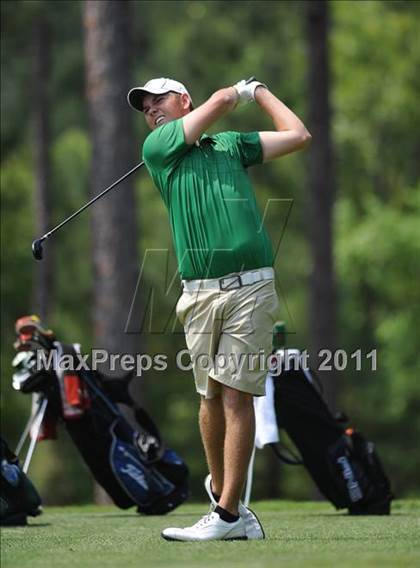 Thumbnail 2 in NCHSAA State 4A Boys Golf Championships (Day 2) photogallery.