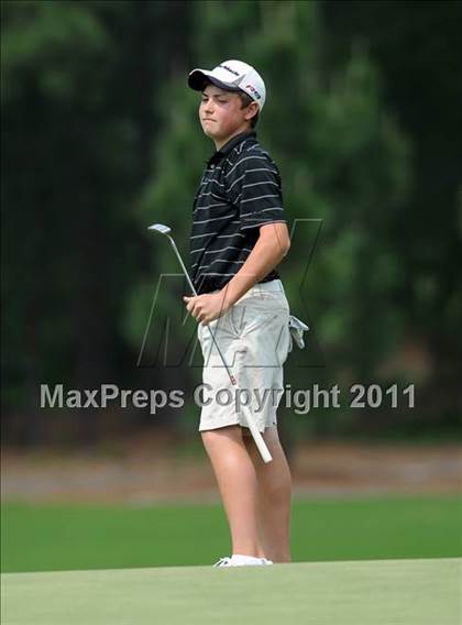 Thumbnail 1 in NCHSAA State 4A Boys Golf Championships (Day 2) photogallery.