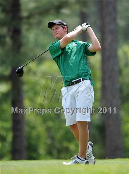 Thumbnail 2 in NCHSAA State 4A Boys Golf Championships (Day 2) photogallery.