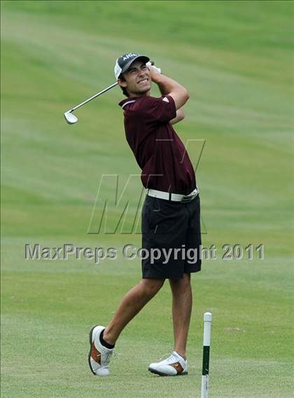 Thumbnail 1 in NCHSAA State 4A Boys Golf Championships (Day 2) photogallery.