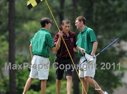 Thumbnail 2 in NCHSAA State 4A Boys Golf Championships (Day 2) photogallery.