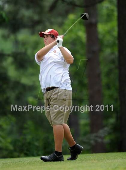 Thumbnail 1 in NCHSAA State 4A Boys Golf Championships (Day 2) photogallery.