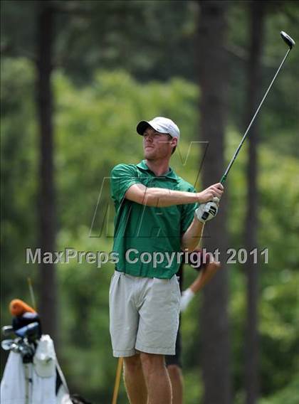 Thumbnail 1 in NCHSAA State 4A Boys Golf Championships (Day 2) photogallery.
