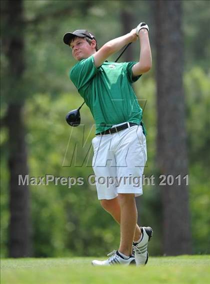 Thumbnail 1 in NCHSAA State 4A Boys Golf Championships (Day 2) photogallery.
