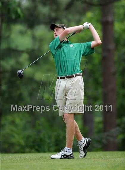 Thumbnail 1 in NCHSAA State 4A Boys Golf Championships (Day 2) photogallery.