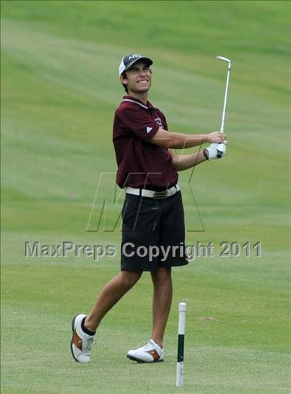 Thumbnail 2 in NCHSAA State 4A Boys Golf Championships (Day 2) photogallery.
