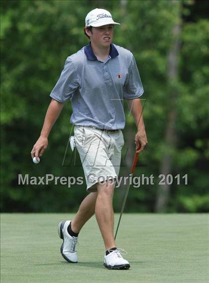 Thumbnail 2 in NCHSAA State 4A Boys Golf Championships (Day 2) photogallery.