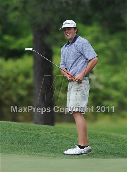 Thumbnail 3 in NCHSAA State 4A Boys Golf Championships (Day 2) photogallery.