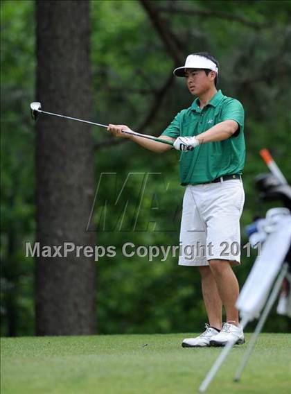 Thumbnail 1 in NCHSAA State 4A Boys Golf Championships (Day 2) photogallery.