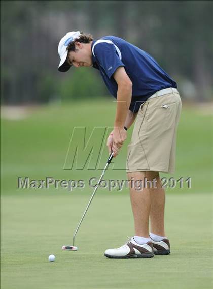 Thumbnail 2 in NCHSAA State 4A Boys Golf Championships (Day 2) photogallery.
