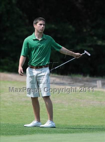 Thumbnail 2 in NCHSAA State 4A Boys Golf Championships (Day 2) photogallery.