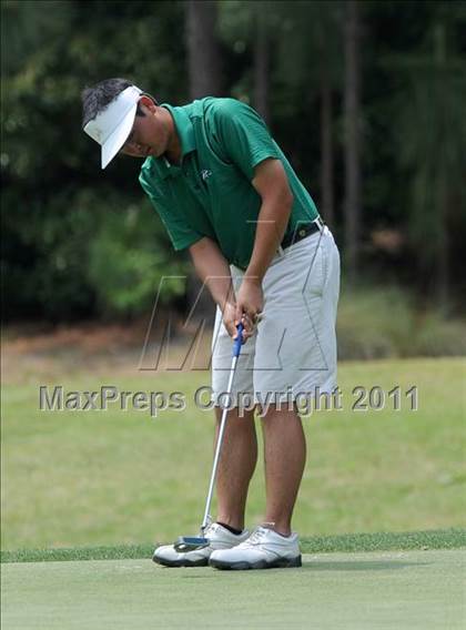 Thumbnail 2 in NCHSAA State 4A Boys Golf Championships (Day 2) photogallery.