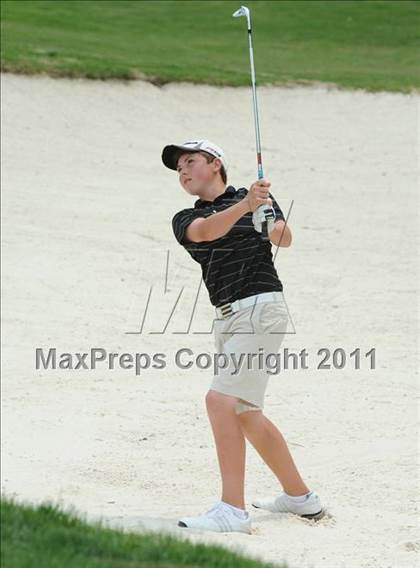 Thumbnail 2 in NCHSAA State 4A Boys Golf Championships (Day 2) photogallery.