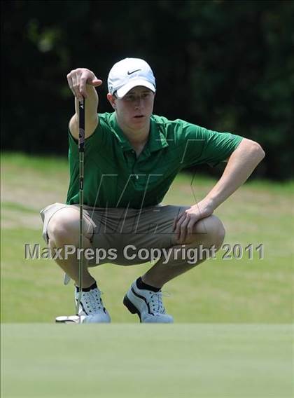 Thumbnail 2 in NCHSAA State 4A Boys Golf Championships (Day 2) photogallery.