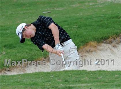 Thumbnail 1 in NCHSAA State 4A Boys Golf Championships (Day 2) photogallery.