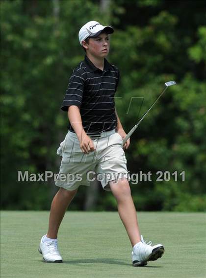Thumbnail 1 in NCHSAA State 4A Boys Golf Championships (Day 2) photogallery.