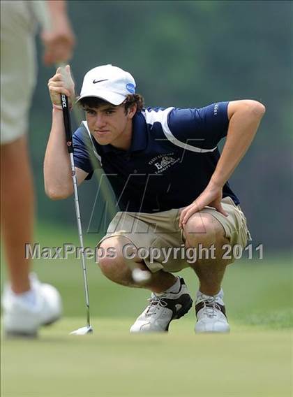 Thumbnail 2 in NCHSAA State 4A Boys Golf Championships (Day 2) photogallery.