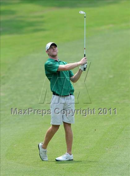 Thumbnail 3 in NCHSAA State 4A Boys Golf Championships (Day 2) photogallery.