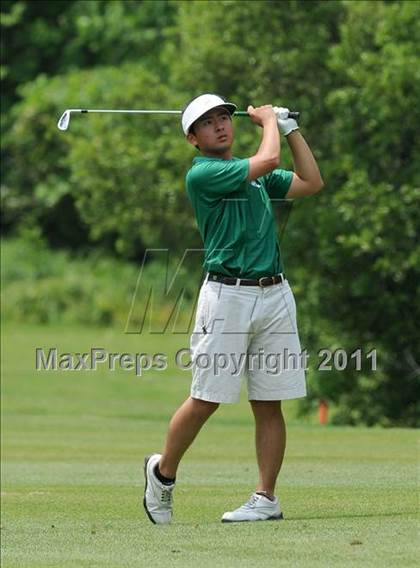 Thumbnail 1 in NCHSAA State 4A Boys Golf Championships (Day 2) photogallery.