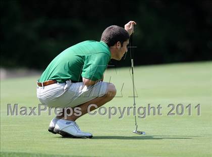 Thumbnail 1 in NCHSAA State 4A Boys Golf Championships (Day 2) photogallery.