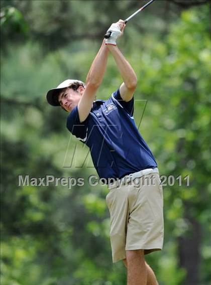 Thumbnail 3 in NCHSAA State 4A Boys Golf Championships (Day 2) photogallery.