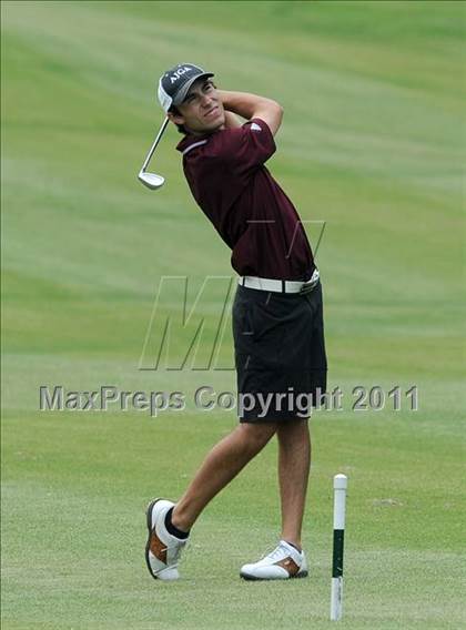 Thumbnail 3 in NCHSAA State 4A Boys Golf Championships (Day 2) photogallery.
