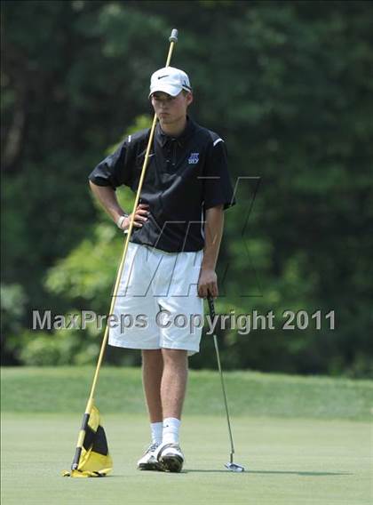 Thumbnail 1 in NCHSAA State 4A Boys Golf Championships (Day 2) photogallery.