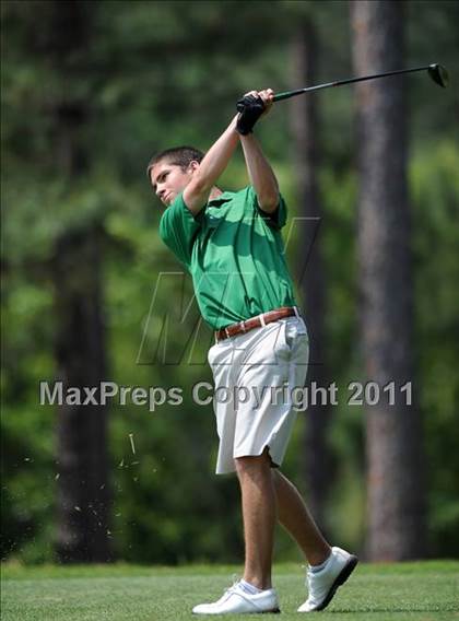 Thumbnail 2 in NCHSAA State 4A Boys Golf Championships (Day 2) photogallery.
