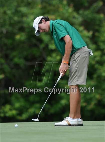 Thumbnail 2 in NCHSAA State 4A Boys Golf Championships (Day 2) photogallery.