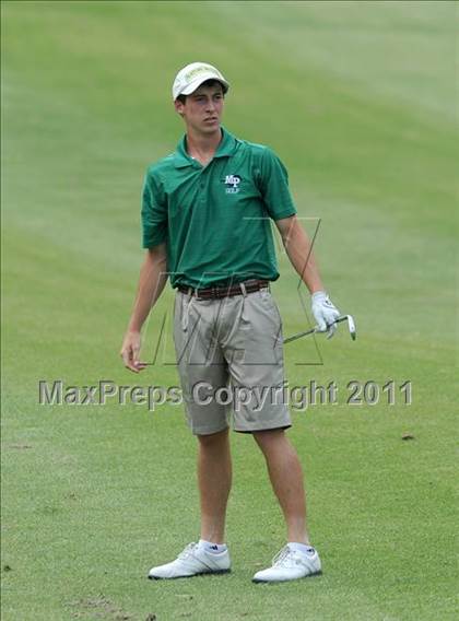 Thumbnail 3 in NCHSAA State 4A Boys Golf Championships (Day 2) photogallery.