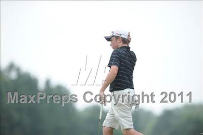Thumbnail 1 in NCHSAA State 4A Boys Golf Championships (Day 2) photogallery.