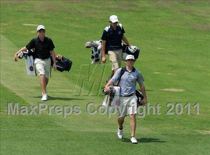 Thumbnail 1 in NCHSAA State 4A Boys Golf Championships (Day 2) photogallery.