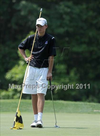 Thumbnail 2 in NCHSAA State 4A Boys Golf Championships (Day 2) photogallery.