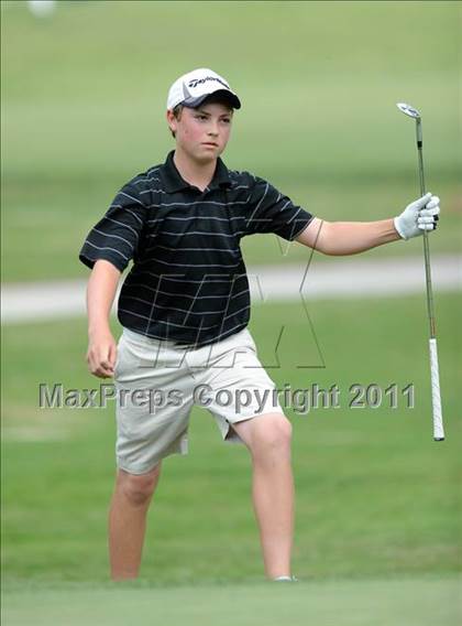 Thumbnail 1 in NCHSAA State 4A Boys Golf Championships (Day 2) photogallery.
