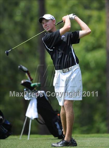 Thumbnail 1 in NCHSAA State 4A Boys Golf Championships (Day 2) photogallery.