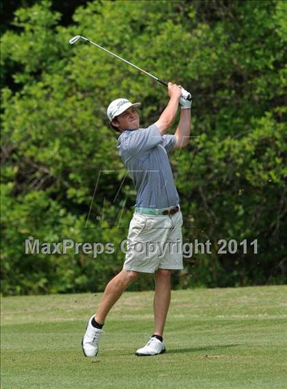 Thumbnail 2 in NCHSAA State 4A Boys Golf Championships (Day 2) photogallery.