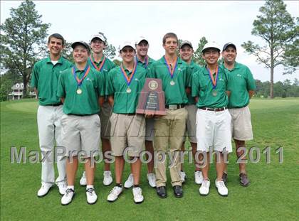 Thumbnail 2 in NCHSAA State 4A Boys Golf Championships (Day 2) photogallery.