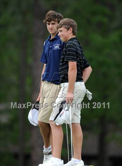 Thumbnail 2 in NCHSAA State 4A Boys Golf Championships (Day 2) photogallery.